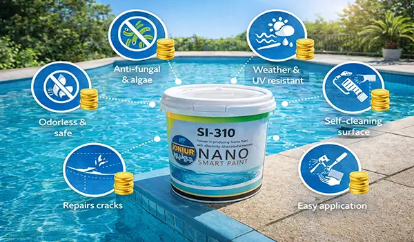 ویژگیهای رنگ استخری نانو SI-310