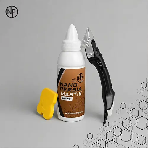 Sealing-and-sealant-mastic-adhesive-with-spatula چسب ماستیک آب بندی و درزگیر با کاردک