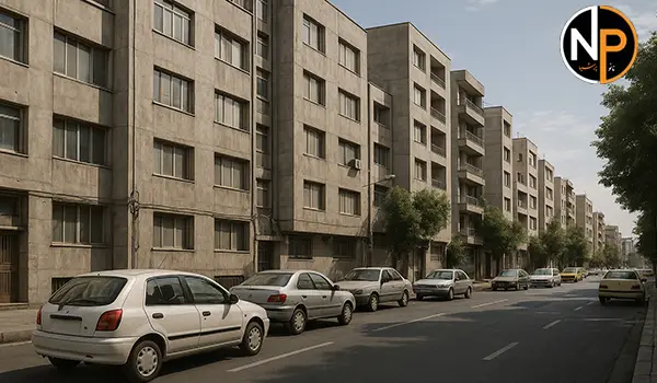نمای بتنی ساختمان