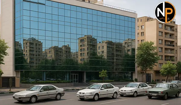 نمای شیشه‌ای ساختمان